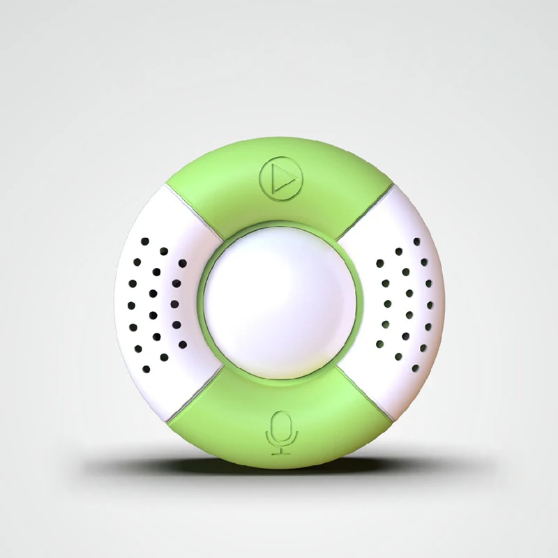 Recording Voice Box Plush Toy Sound Module Round Shape Voice Recorder with Night Light