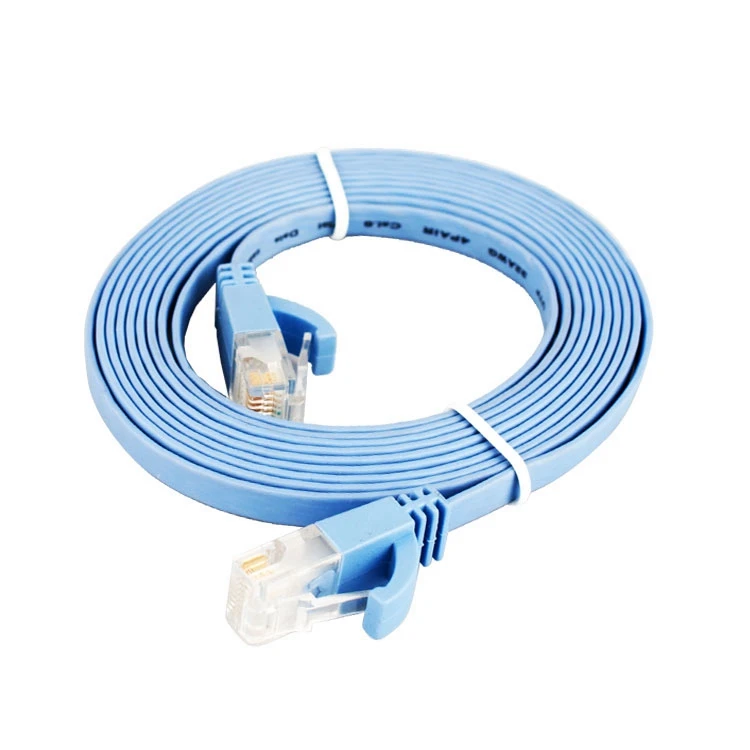  Free Sample Ultra Slim Flat UTP cat 6 cat6 Patch Cable 8P8C RJ45 Ethernet