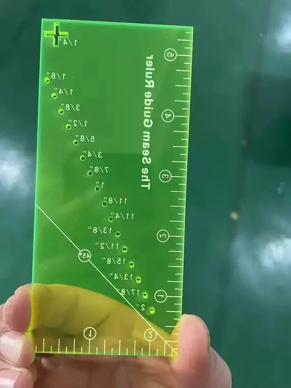 DIY Sewing Patchwork Tools Seam Measurement Guide Ruler