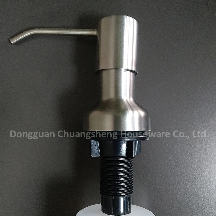 Newest Design Kitchen Sink Stainless Steel Wall Shampoo Dispenser  with Plastic Bottle soap  shampoo dispenser
