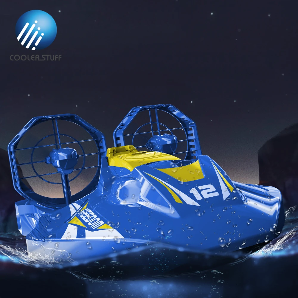 Coolerstuff 2.4Ghz long control distance high speed dual motor ship remote control boat amphiious boat kit perfect kids toy