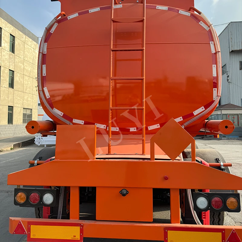 New 50000-Liter Fuel Tanker Semi-Trailer Steel Oil/Gasline Tanker with 12r22.5 Tyre for Sale