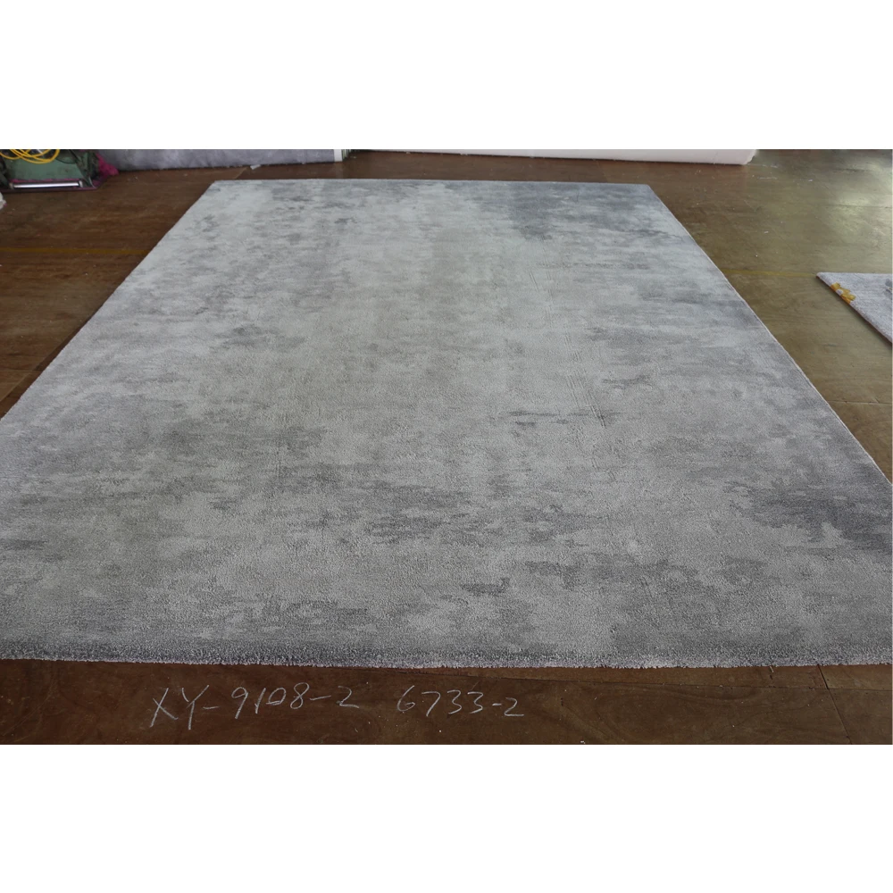 China Cynthia carpet Customized Design Hand Tufted Wool/Silk Carpets and Rugs 18mm 0.71 in Pile