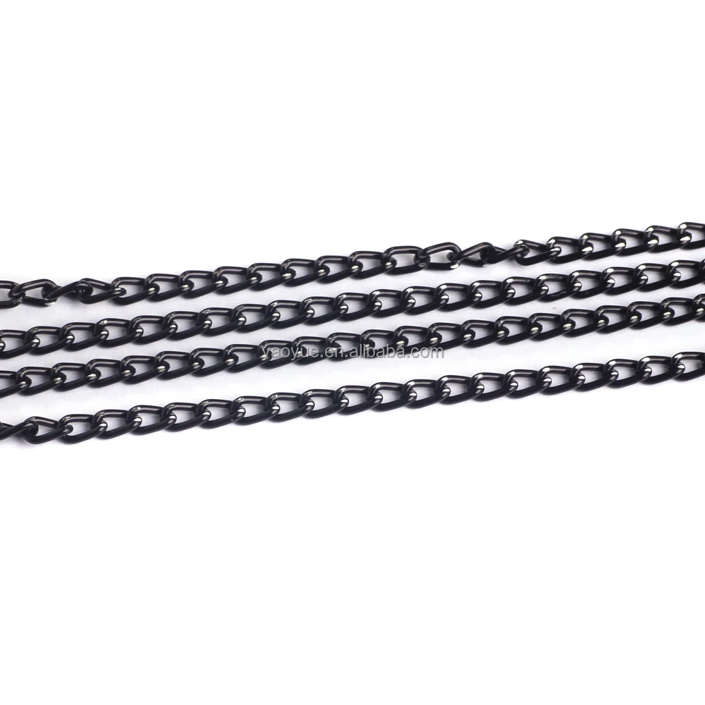 Алюминиевый черный розовый красный Снаряженная бензопила цепь мужские золотые цепи