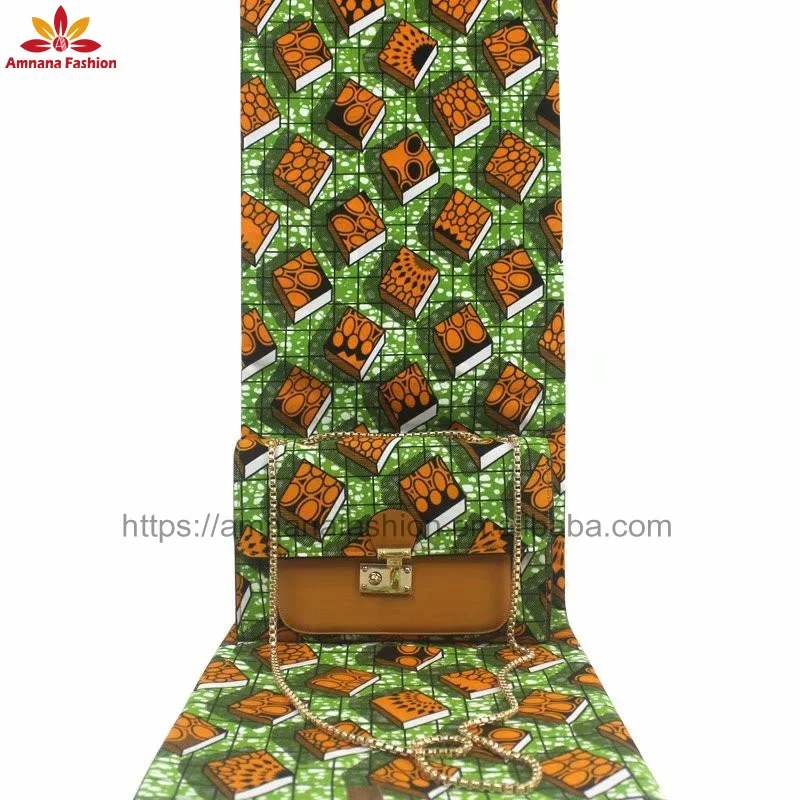 Fashion african print fabric Handbag Ankara bags Ladies Accessories bag with manufacturer price