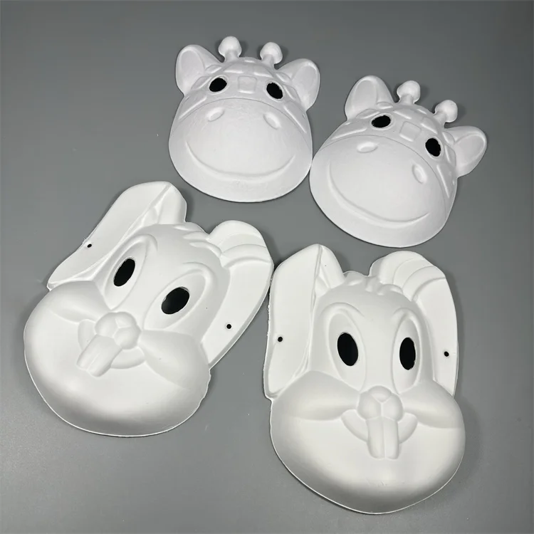 Face Animal Paper Pulf Party Mask for Prom Party Carnival Holiday Masquerade Venetian Costume Cosplay Halloween Accessory