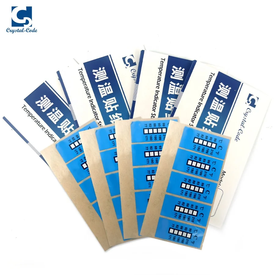 High quality Temperature Indicating Label heat sensitive color changing temperature Indicator sticker