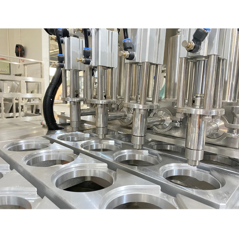 Dairy Production Packaging Machine Flavored Drinkable Yogurt Cup Filling Sealing Milk Juice Sauce Plastic Cup Packing Equipment