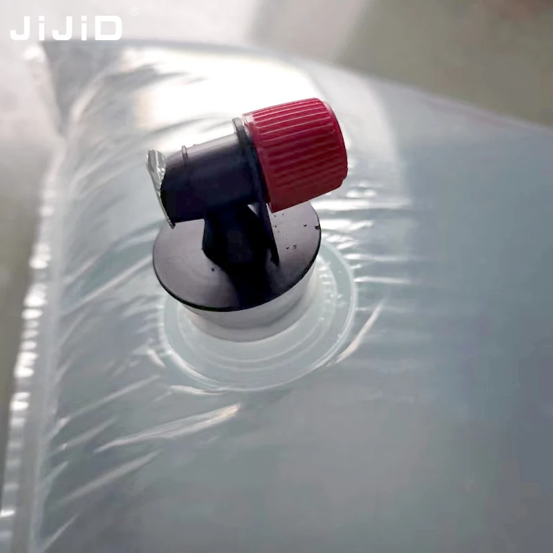 JIJID Transparent bag in box 3L 5L 10L With Dispenser Switch For Juice Wine Liquid Hand Sanitizer BIB Storage bag