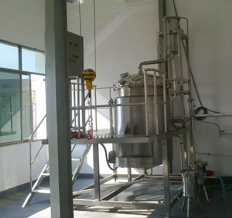 Juyuan Factory supply  500L per batch   Benzoin/Frankincense/Myrrh essential oil  Machine  Essential Oil steam Distiller