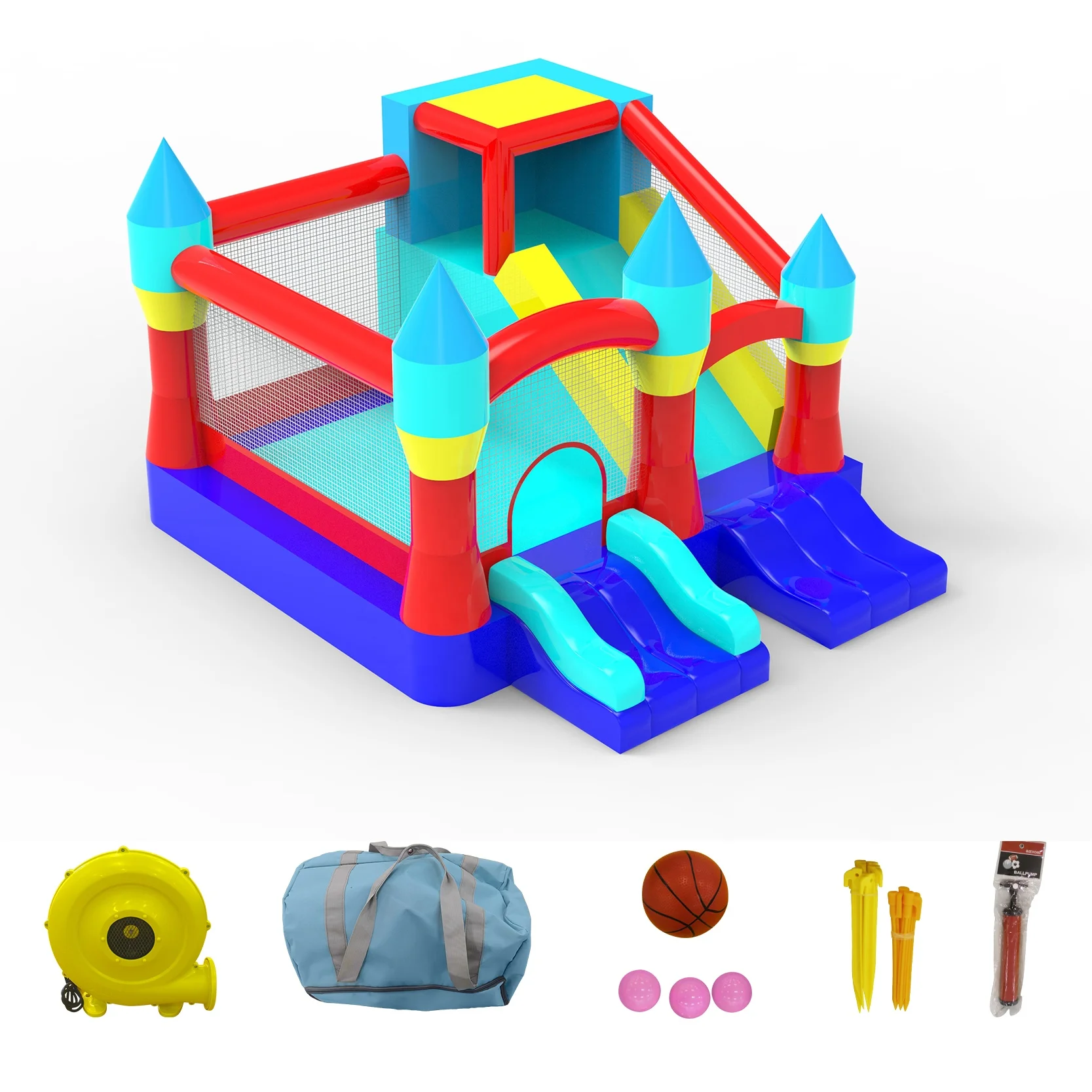 
New arrival inflatable bounce jumping house for children Oxford cloth games kids 