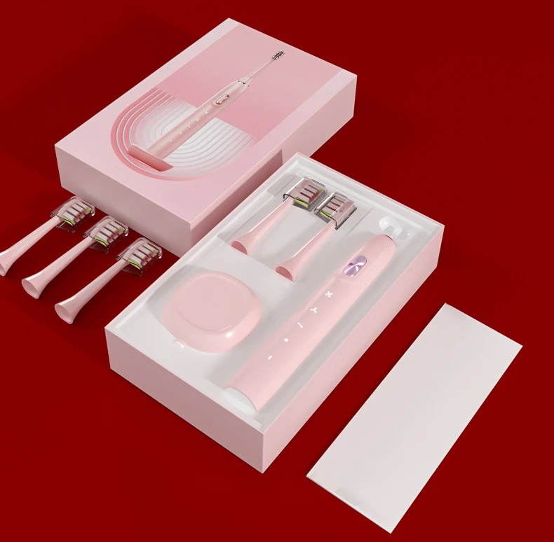 Soft bristle tartar remover slim sonic wholesale adult rechargeable electric toothbrush