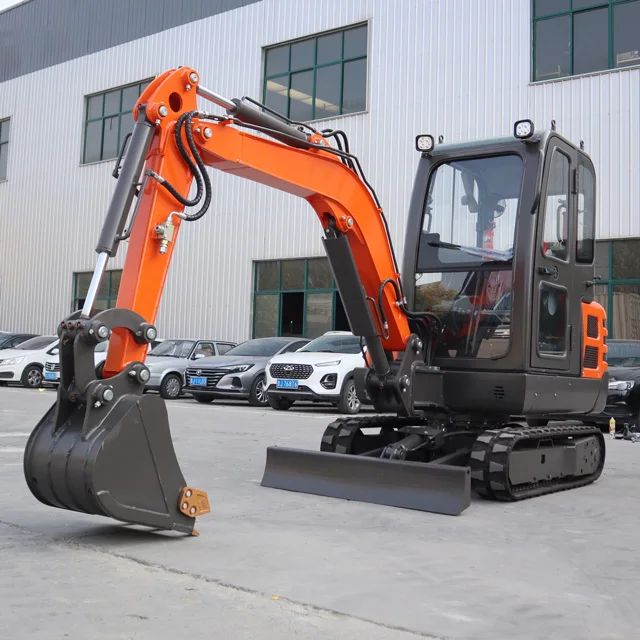 FREE SHIPPING Mini Excavator 3.5 Ton Farm Excavators Kubota Engine 1.8 Ton 2 Ton Small Excavators Machine Prices