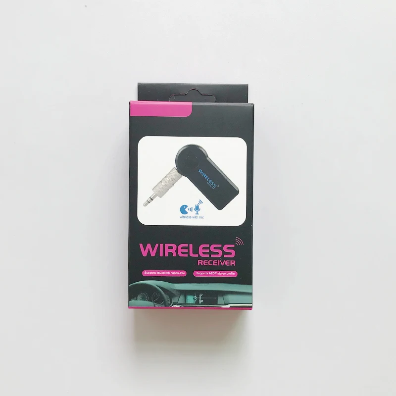 
Car Bluetooth AUX 3.5mm Jack Bluetooth Receiver Handsfree Call Blue tooth Car Kit Adapter Music Receivers 
