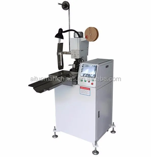 AM201 Fully Automatic Single Head Terminal Crimping Machine Wire Cutting Stripping Crimp Machine