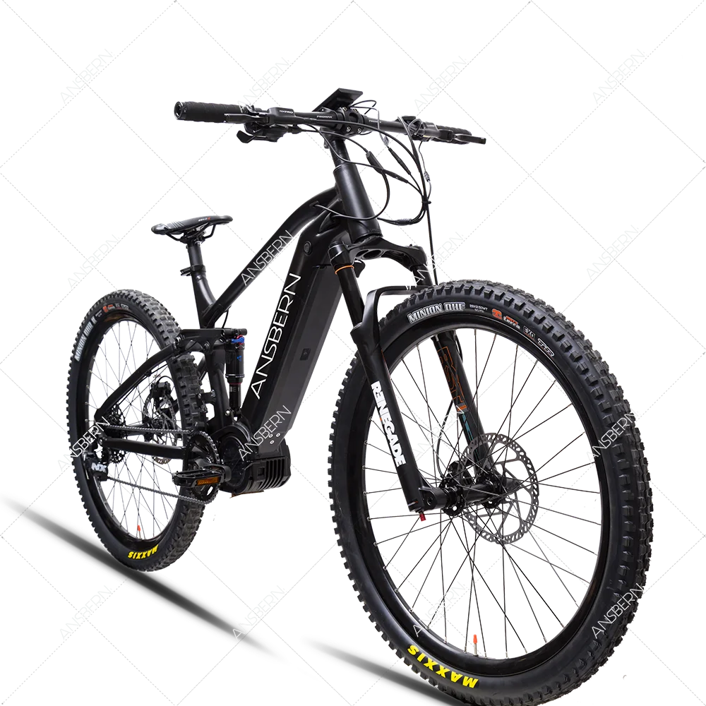 Ansbern 29 Inch 1000W 48V Bafang Full Suspension Electric Mountain Bike e bike