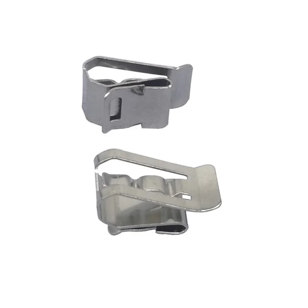 BRISTAR 50 Pcs of 0.9in Stainless Steel Solar Panel Cable Clip Metal Wire Clips Frame Wire accessory