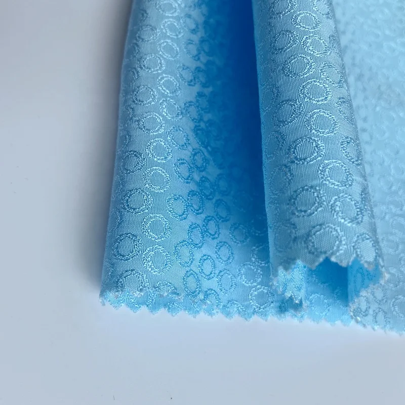 viscose rayon fabric with fashion jacquard design dobby fabric for ladies skirt