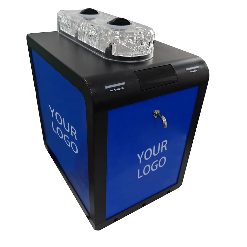 2 Bottles Liquor Cold Vodka Bottle Ice Refrigerator Chiller Dispenser Machine