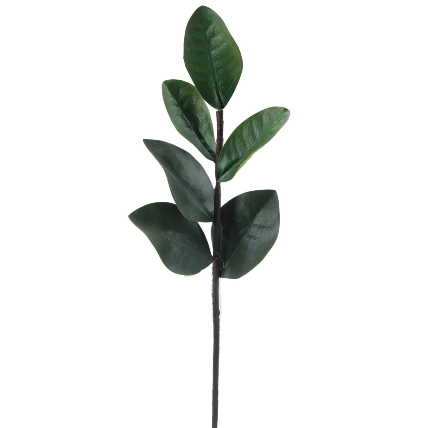 Real Touch Magnolia Leaves Holiday Home Decor Single Branch Plant Artificial Green Leaves Spray Magnolia Picks for Xmas Tree