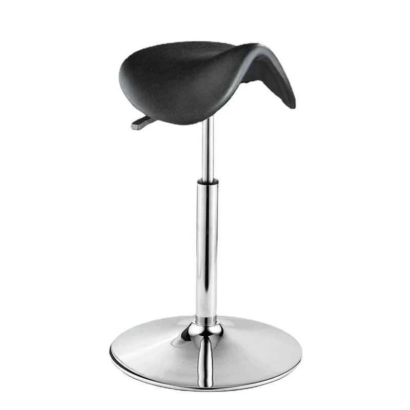 Черный Регулируемый Антистатический стул из полиуретана и пенополиуретана, седло, стул, стул для лаборатории, тренировочное кресло, мебель для научной лаборатории