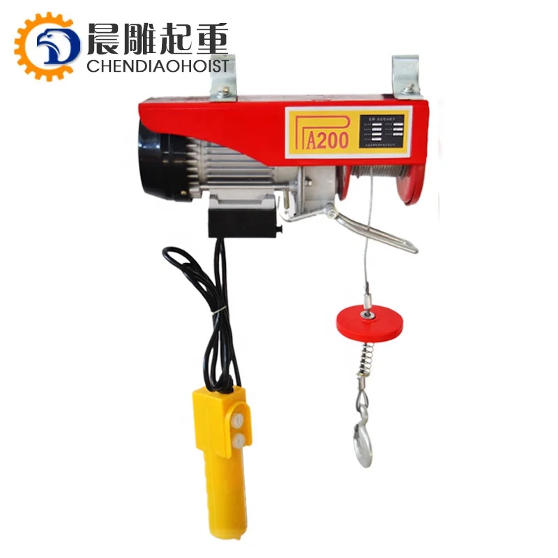 Cheap Small Wireless Remote Control Mini Chain Electric Hoist 12V 12 volt 110V 220 volt