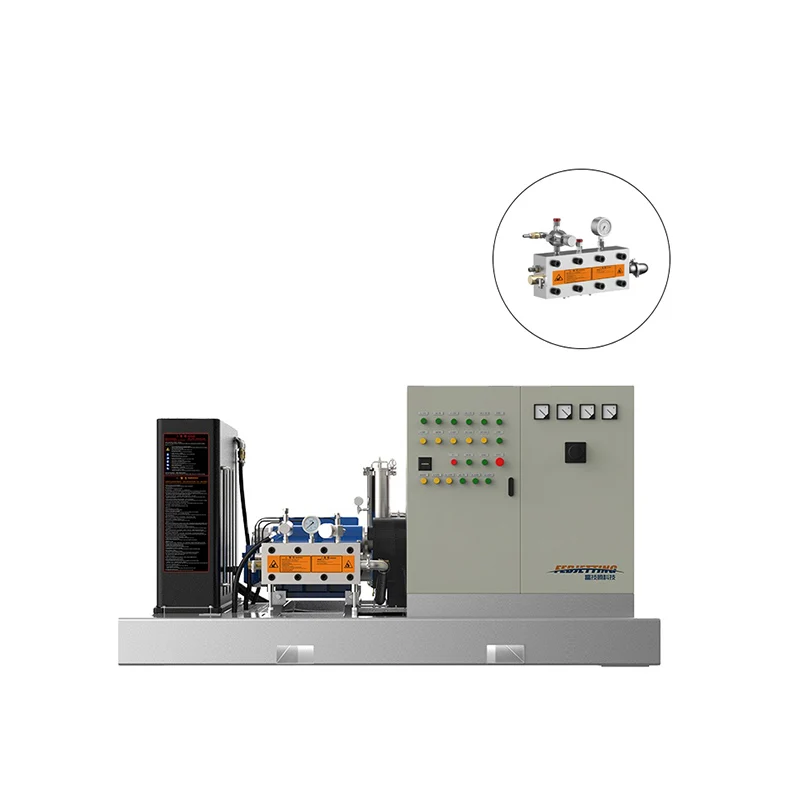 Industrial Cleaning High Quality 2800bar High Pressure Machine Electric motor Water blaster 132kw Hydro Blasting Machine