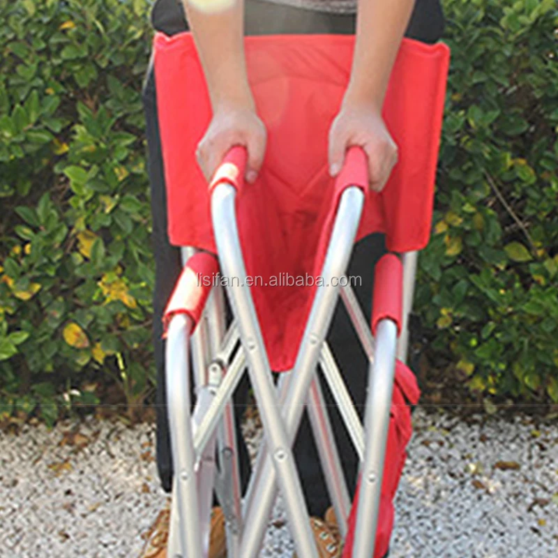 Portable Camping Chair Fishing Compact Beach Folding Deck Chair with Side Table