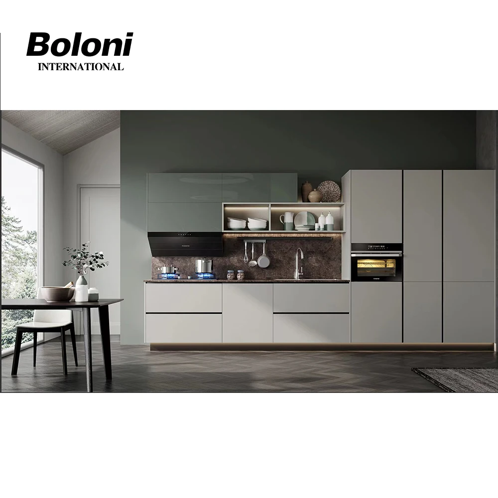 Boloni Kitchen Cabinets Prices Wood Cupboard Wall and Base Cabinets
