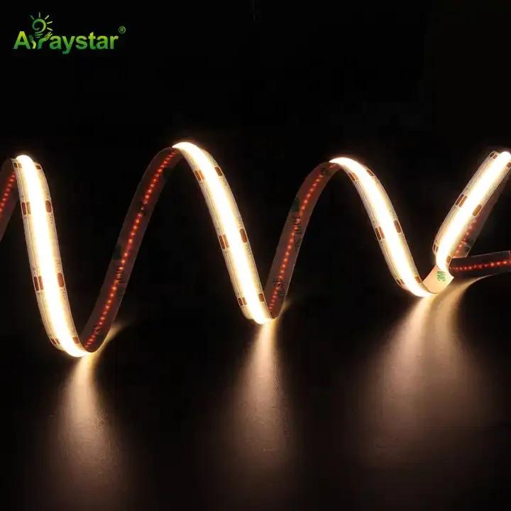 Mini cutting dual color COB strip light IP20 IP65 IP67 led tape light DC24V 608 CCT Tunable Adjustable LED Strip Light