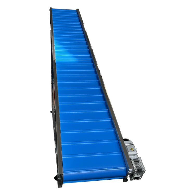 Automatic food belt conveyor Material conveyor belt grain, vegetables and fruits climbing conveyor, intelligent and safe