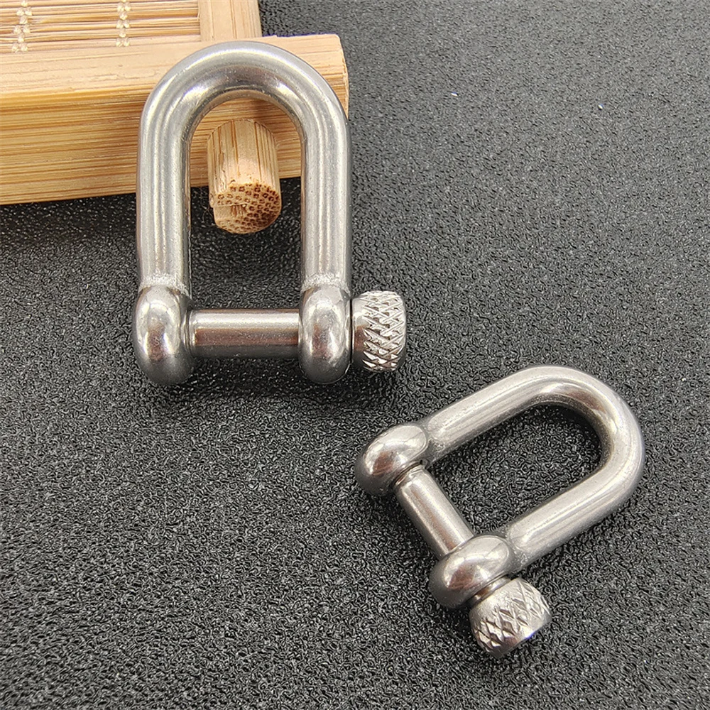 New Cheap price high quality U-shape D-shape buckle stainless steel vachette clasp strong connection buckle