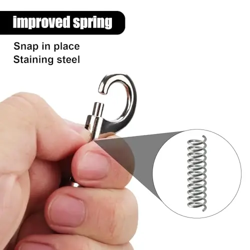 Wholesale Solid Brass Alloy Heavy Duty Metal Swivel Snap Hook For Dog Leash