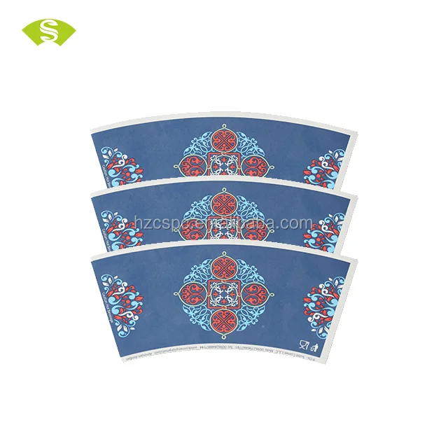 
Food grade standard sanitary safe paper cup fan paper cup forming piece 