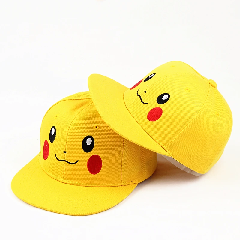 100% acrylic kids cartoon snapback hats custom flat embroidery kids snapback cap