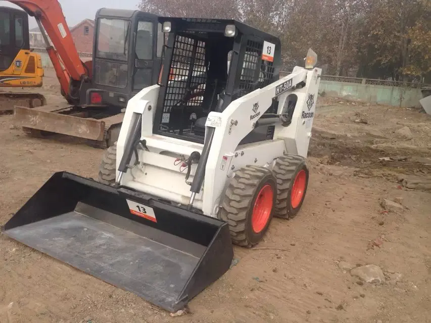 Оригинальная строительная техника б/у Bobcat погрузчики колесные HT-50A S160 S300 S450 мини-гусеничный колесный погрузчик
