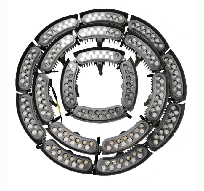 Waterproof led landscape lamp outdoor LED palm hug tree ring light with spike