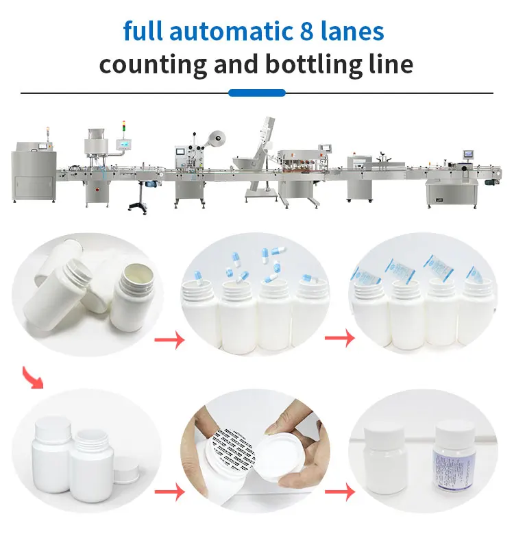 8D pills bottling line