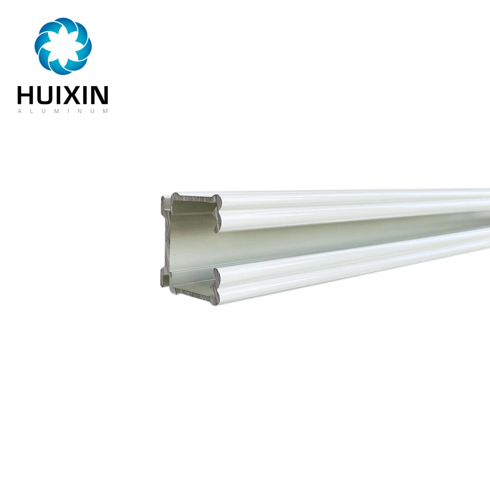 Aluminum Curtain Track for Window Decorative White Aluminum Metal Curtain Rods And Rails