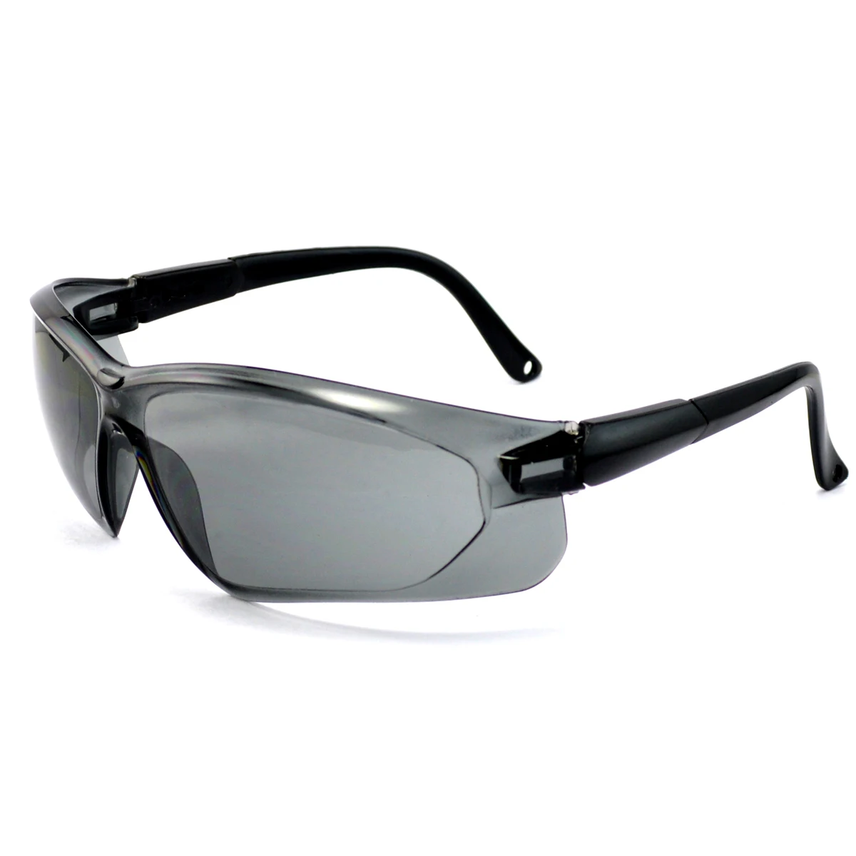 Custom smoke sunglasses ANSI Z87.1 UV filtering sun protective saftey glasses
