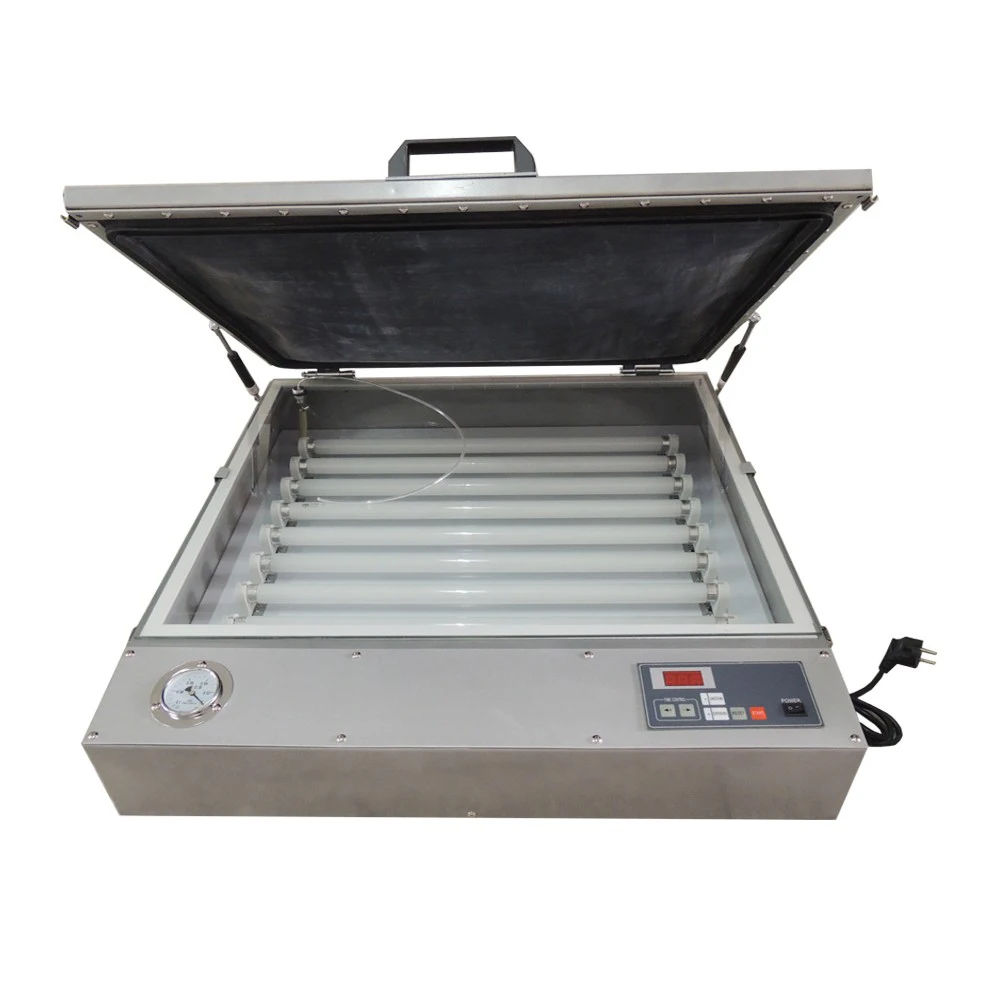 Automatic Flat Sport Uv Exposure Machine 5060Cm For Screen Printing