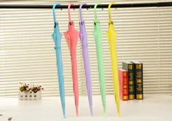 zss337 Windproof rain gift custom straight golf Promotion Transparent Paraguas Parapluie Sombrillas clear PVC TPU Poe Umbrella