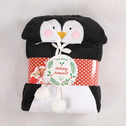 2022 High Quality Purple Soft Warm Winter Bathrobe With Hood For Women