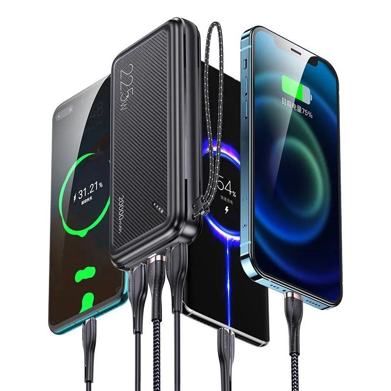 USAMS Strap Design PD QC power bank 20000mah portable battery 22.5W pd power bank