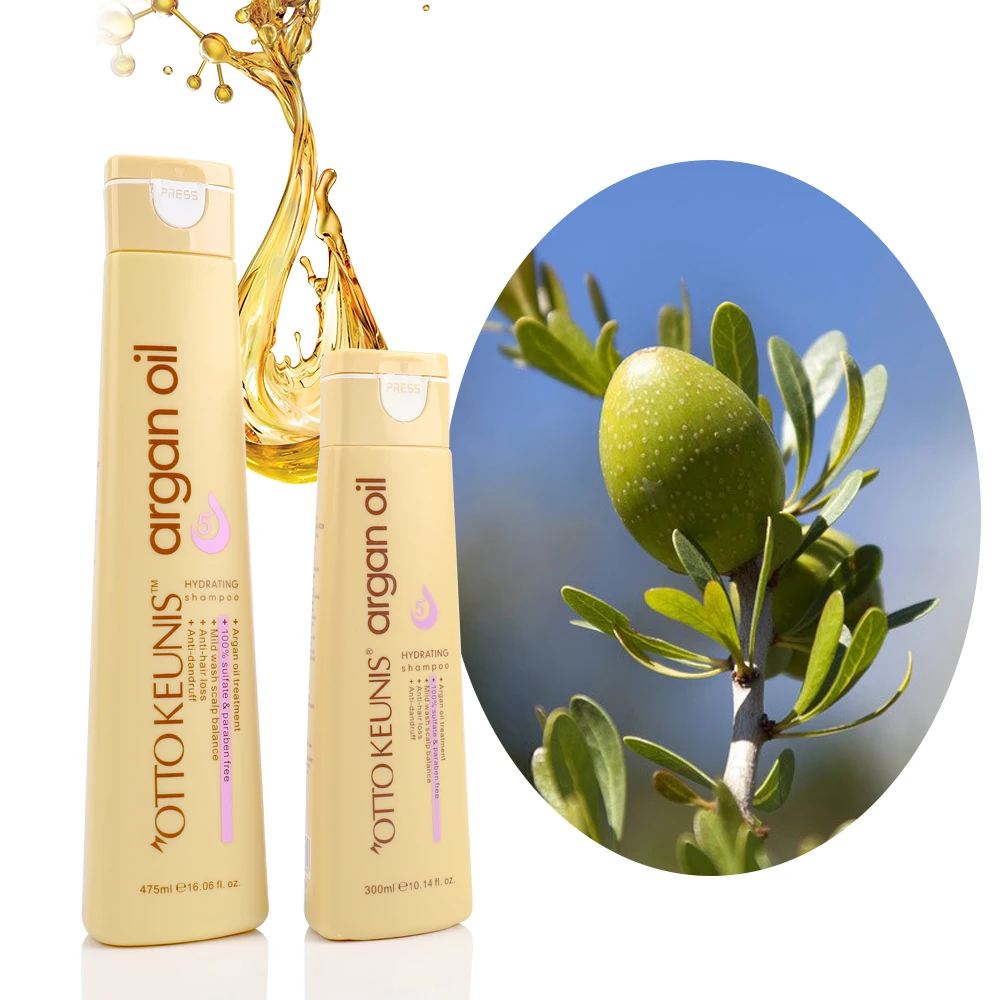 Sdium Chloride Free Organic Argan Oil Rich Bubble Moisturizing Sulfate Free Shampoo