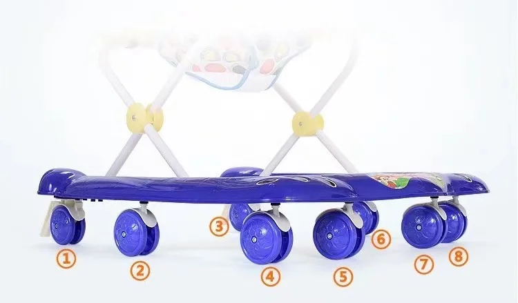 Factory Baby Walker 3 In 1 Musical Walking Chair Toy Music Kids Boy Girl Walker Cheap Baby Walkers With Wheels