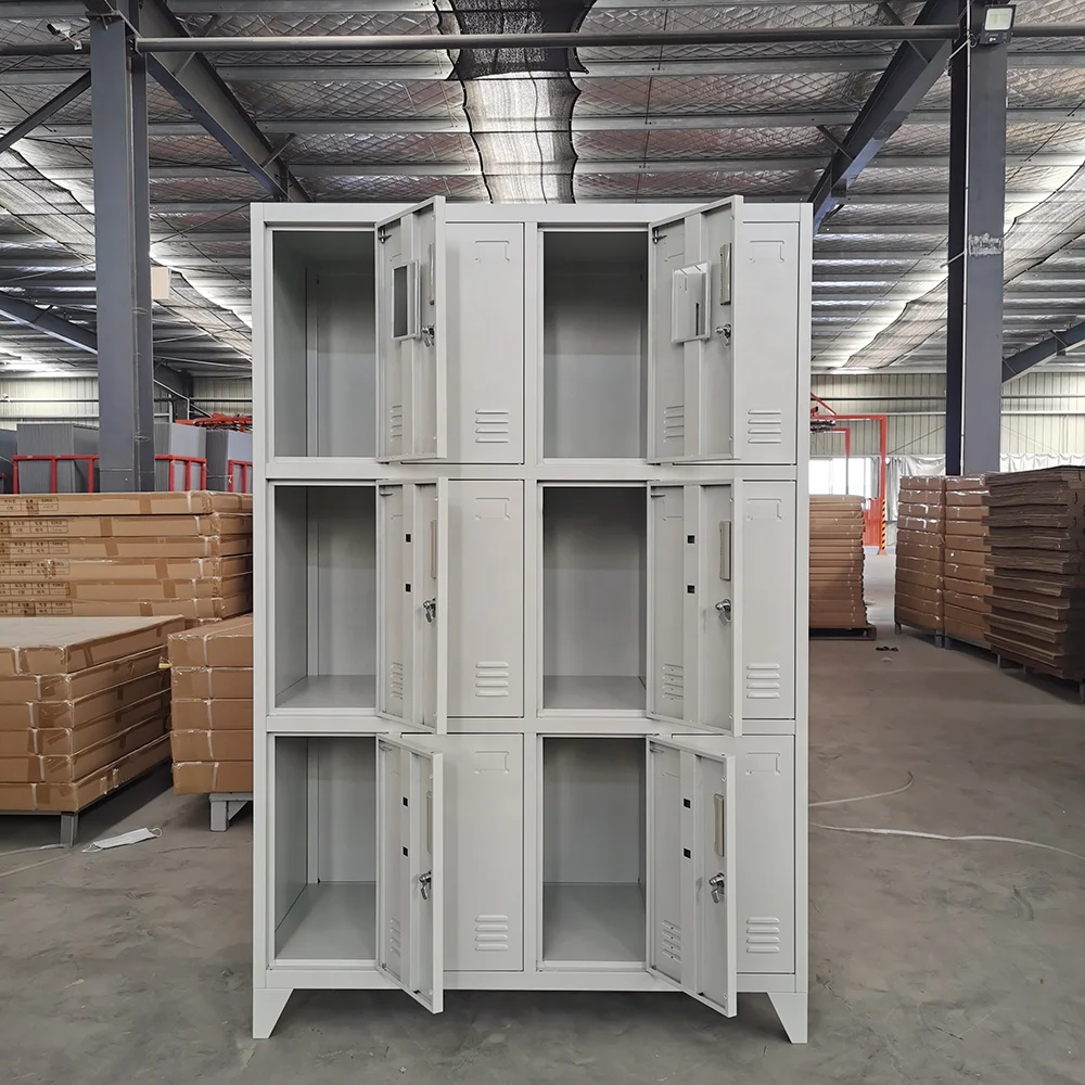 Manufacturer wholesale price steel locker cabinet metal school storage 12 door locker gym locker for sale