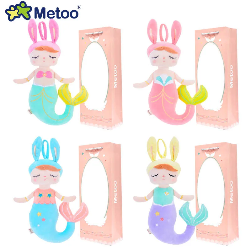Metoo 2023 Hot-selling High Quality PP Cotton  Cute Plush Stuffed Baby Doll Angela Baby For Newborn Gift