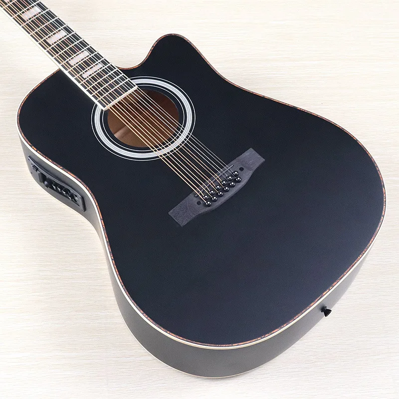 OEM 12 Strings Acoustic Guitar 41 Inch Electric Acoustic Guittar