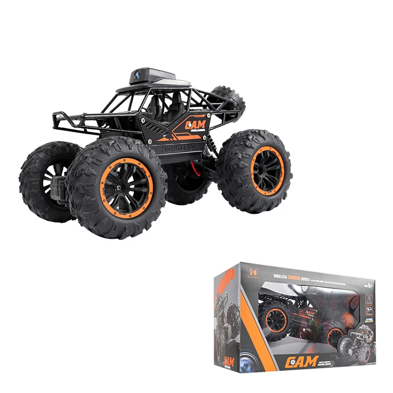 WiFi camera electric car High quality 4wd waterproof battery-powered mobile phone remote control car Toys RC Truck